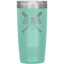 Baseball Coach custom name 13 colors 20 oz