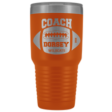 Football Coach Dorsey Wildcats 30oz