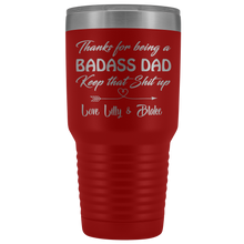Badass Dad 30oz Love Lilly & Blake