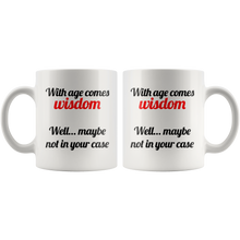 With age comes wisdom