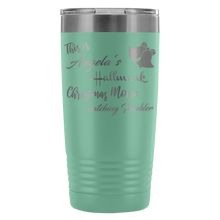 This is my Hallmark Christmas Movie Watching custom name Tumbler 20oz