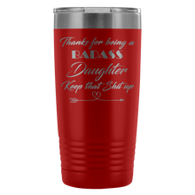 Badass Daughter 20oz Travel Mug