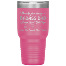 Badass Dad 30oz Jordan mya savannah mason madison