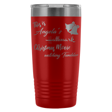 This is my Hallmark Christmas Movie Watching custom name Tumbler 20oz