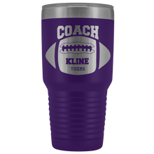 Football Coach Tigers Kline 30oz