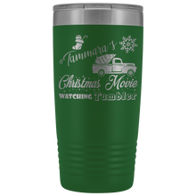 Christmas Movie Watching Tumbler Tammara 20oz