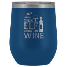 This elf runs on wine wine tumbler