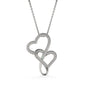 Funny Trump Mom Mother's Day Necklace - You're a really great mom really terrific, humorous and amusing gift for mothers - Double Hearts
