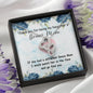 Thank you being my Daughter's Bonus Mom 1 DOUBLE HEARTS