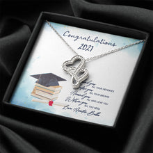 Graduation Congratulations DOUBLE HEARTS AS