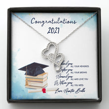 Graduation Congratulations DOUBLE HEARTS AS