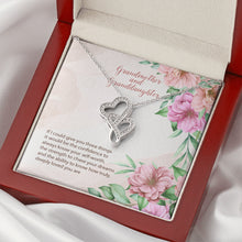 Grandmother and Granddaughter Double Hearts Necklace