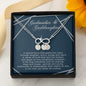 Godmother Goddaughter matching bracelet GMGD10 NO AS