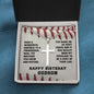 Happy Birthday Godson Cross Ball Chain Baseball GS16 NO AS