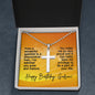Happy Birthday Godson Cross Ball Chain GS14 NO AS