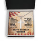 Happy Birthday Godson Cross Ball Chain Baseball GS15 NO AS