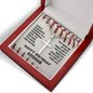 Happy Birthday Godson Cross Ball Chain Baseball GS16 NO AS