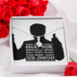 Funny Trump Mom Mother's Day Necklace - You're a really great mom really terrific, humorous and amusing gift for mothers - Ribbon