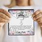 To my Badass Daughter Crown Flower Framed ALLURING BEAUTY NO AS