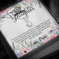 To my Badass Daughter Crown Flower Framed ALLURING BEAUTY NO AS