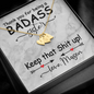 Badass Sister Mason Sweetest Hearts Necklace NO AS