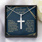 Dear Beautiful Goddaughter Cross Snake Chain GD14 NO AS Young Woman