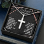 Dear Beautiful Goddaughter Cross Snake Chain GD11 NO AS