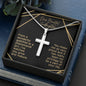 Dear Beautiful Goddaughter Cross Snake Chain GD12 NO AS