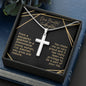 Dear Beautiful Goddaughter Cross Snake Chain GD13 NO AS Young Woman