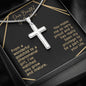Dear Beautiful Goddaughter Cross Snake Chain GD12 NO AS