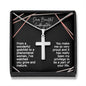 Dear Beautiful Goddaughter Cross Snake Chain GD11 NO AS