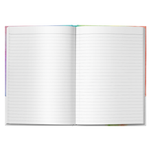 Custom Hardcover Journal, Personalized Journal, Lined Paper Journal 5.75” x 8” and 7.25” x 10”
