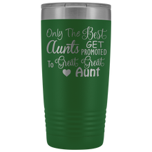 Only the best aunts get promoted to great great aunt