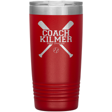 Baseball Coach custom name 13 colors 20 oz
