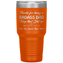 Badass Dad 30oz Jordan mya savannah mason madison