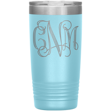 Monogram engraved cNm 20oz