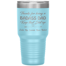 Badass Dad 30oz Jordan mya savannah mason madison