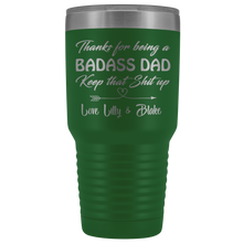 Badass Dad 30oz Love Lilly & Blake