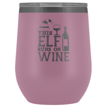 This elf runs on wine wine tumbler