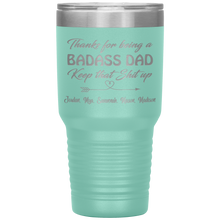 Badass Dad 30oz Jordan mya savannah mason madison