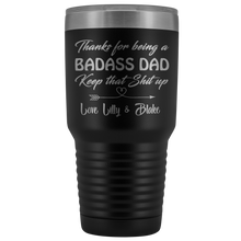 Badass Dad 30oz Love Lilly & Blake