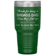 Badass Dad 30oz Jordan mya savannah mason madison