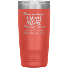 Badass Mom custom names 13 colors 20oz