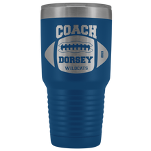 Football Coach Dorsey Wildcats 30oz