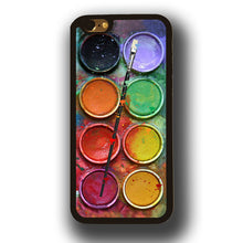 Watercolor set iPhone 8 Case iPhone 7 Case iPhone 6s Case iPhone SE case Paintbox iPhone 5S case Samsung Galaxy S4 case Samsung Galaxy S3
