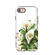 Samsung Galaxy S9 Calla flower white lily  vintage floral phone case - iPhone x case iphone 7 iPhone 6s Samsung Galaxy S8 Plus Galaxy Note 8