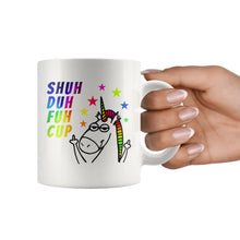 Shuh Duh Fuh Cup, Unicorn Mug, STFU mug, Rainbow Unicorn Gift, Unicorn Coffee Mug, Cute Unicorn Gift, 11 oz mug cuss words Shut the fuck up