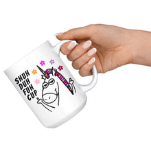 Shuh Duh Fuh Cup, Unicorn Mug, Funny Unicorn Gift, Unicorn Coffee Mug, Cute Unicorn Gift, Sassy Gift, 15 oz mug cuss words Shut the fuck up