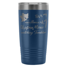 Hallmark Christmas 20oz Travel Mug, Hallmark Christmas Movie Watching Mug, Hallmark Tumbler, Christmas Tumbler, Christmas Gift,Coworker Gift