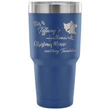 Personalized Hallmark Christmas 30oz Travel Mug, Hallmark Christmas Movie Watching Tumbler, Christmas Tumbler, Christmas Gift, Coworker Gift